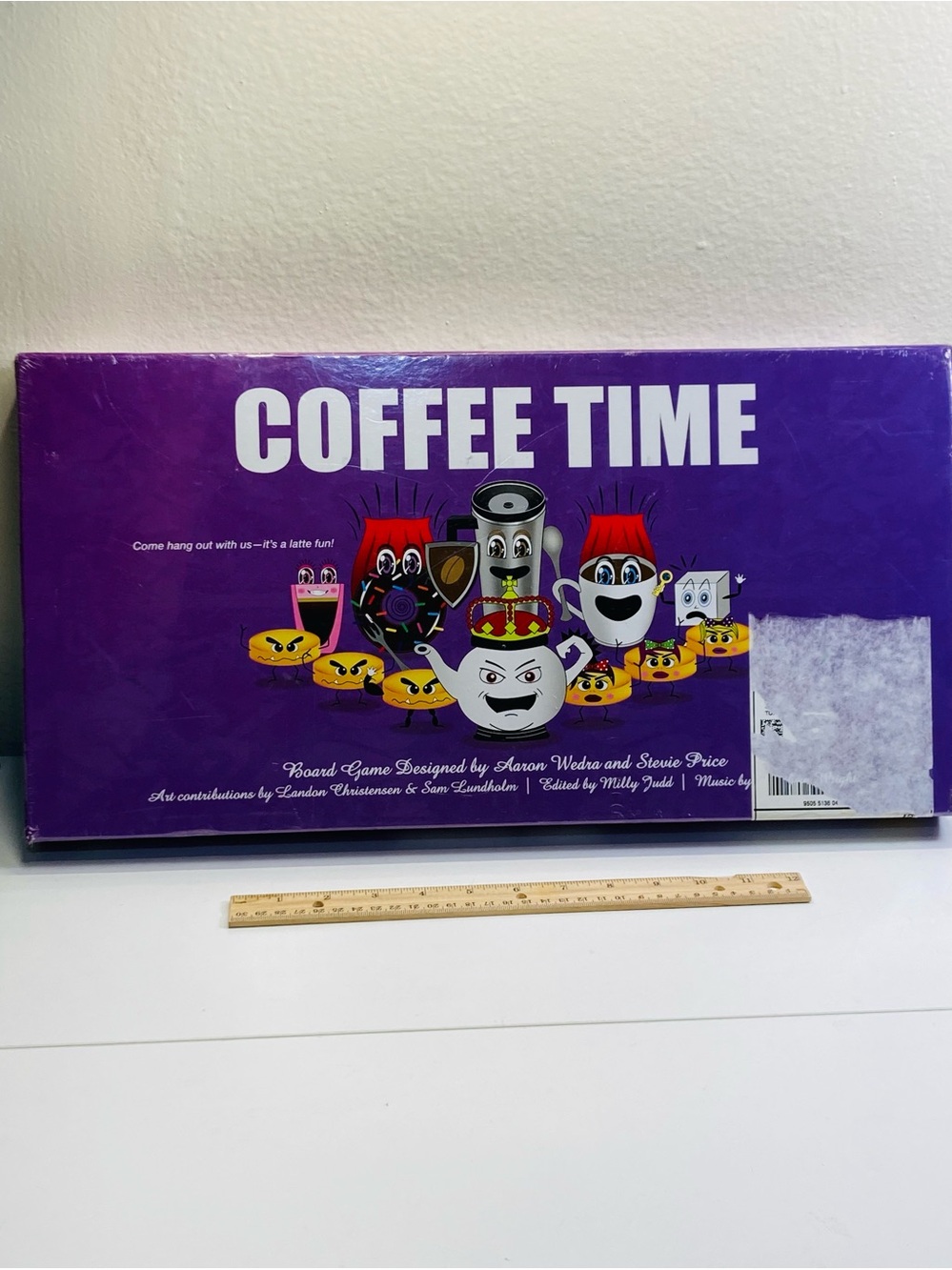 NEW 1st Edition COFFEE TIME Board Game Invented 2023 Davis CA 2-6 players 8+‎